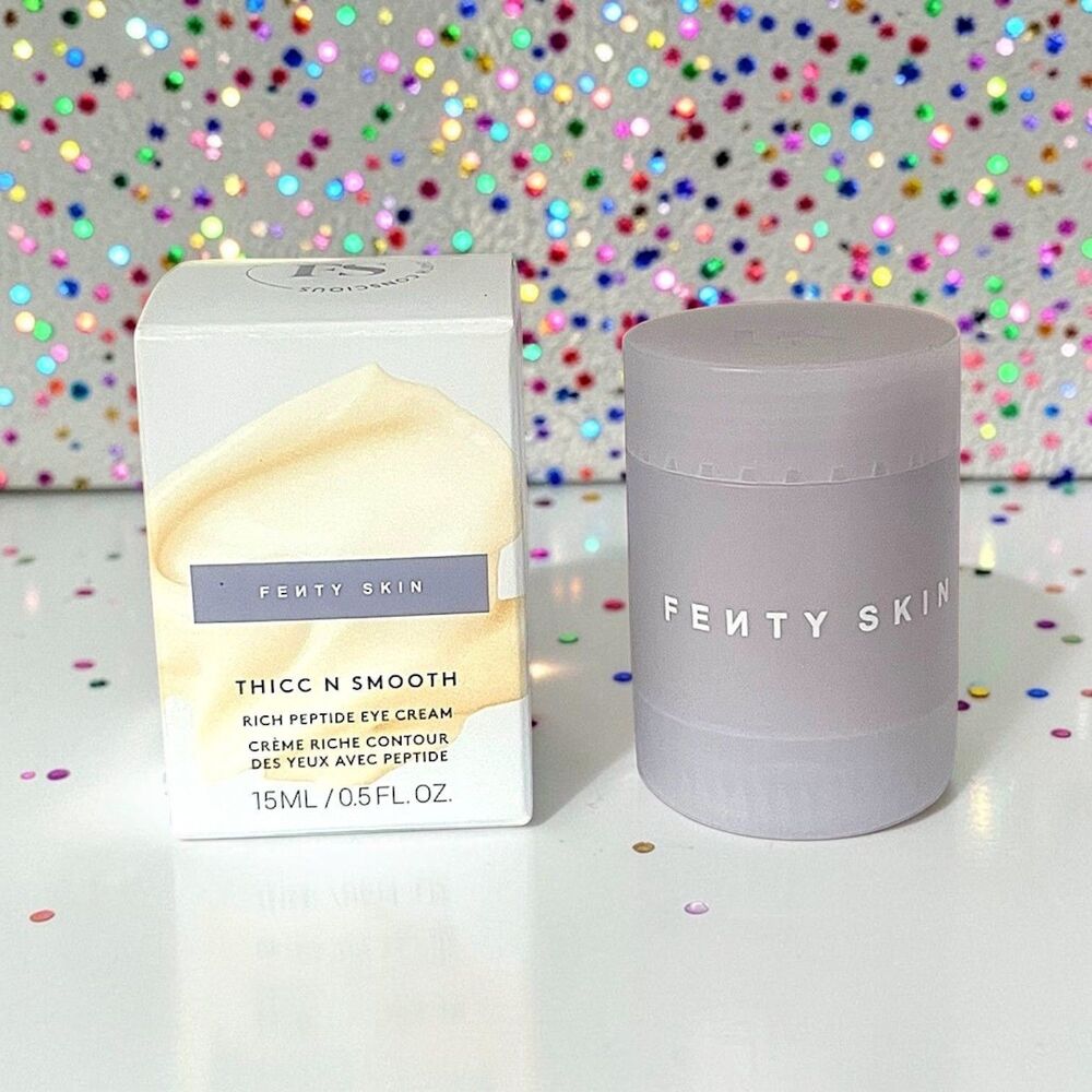 Fenty Skin Thicc N Smooth Rich Peptide Eye Cream 0.50 fl Oz Brand New In Box